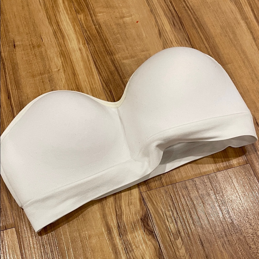 Auden White Strapless Bandeau